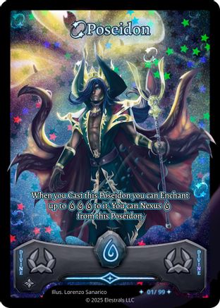 Image of Poseidon (Serialized) (x/99) - Shattered Stars Chapter 2 SS2 Holo