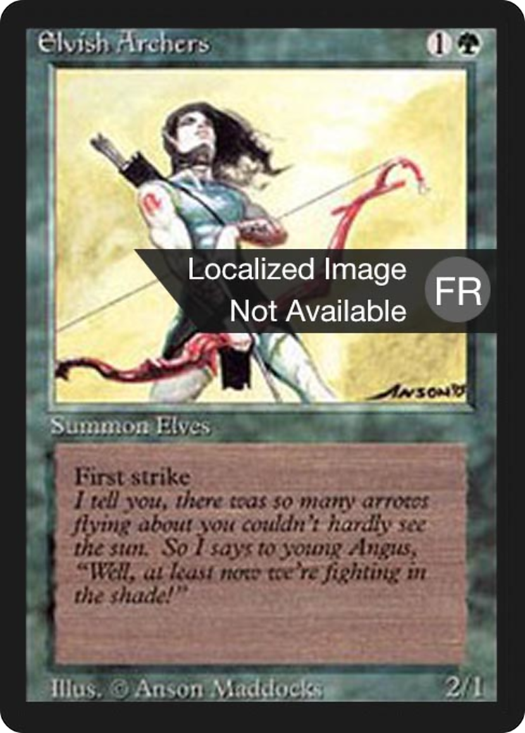 Image of Elvish Archers (FBB-) - Foreign Black Border
