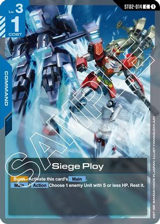 Image of Siege Ploy (ST02-014) - Starter Deck 02 Wings of Advance