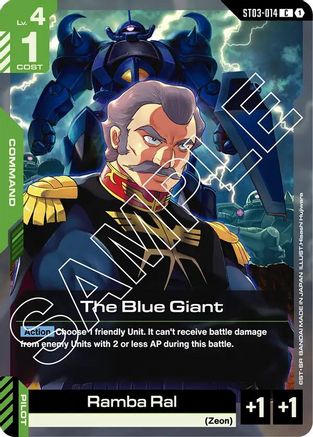 Image of The Blue Giant (ST03-014) - Starter Deck 03 Zeons Rush