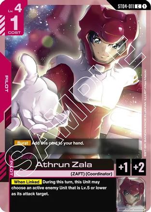 Image of Athrun Zala (ST04-011) - Starter Deck 04 SEED Strike