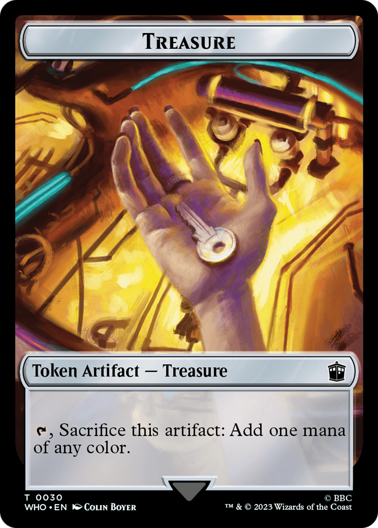 Image of Treasure (TWHO-030) - Doctor Who Tokens Foil