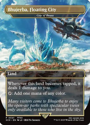 Image of Bhujerba, Floating City - City of Brass (GAME-041) - Game Day & Store Championship Promos Foil