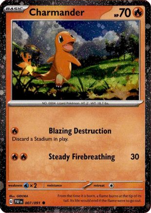 Image of Charmander 007/091  - Holofoil Miscellaneous Cards & Products - Common