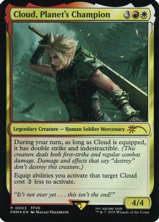 Image of Cloud, Planet's Champion (Costco Bundle) (UMP-003) - Unique and Miscellaneous Promos Foil