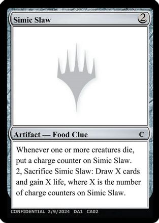 Image of Simic Slaw (-) - Un-Known Event Playtest Cards