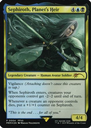 Image of Sephiroth, Planet's Heir (Costco Bundle) (UMP-004) - Unique and Miscellaneous Promos Foil