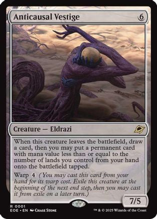 Image of Anticausal Vestige (EOE-001) - Edge of Eternities Foil