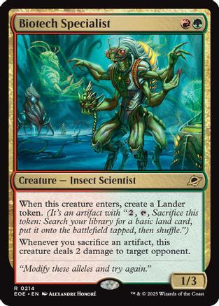 Image of Biotech Specialist (EOE-214) - Edge of Eternities Foil