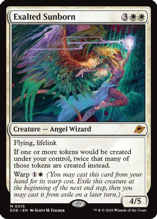 Image of Exalted Sunborn (EOE-015) - Edge of Eternities Foil