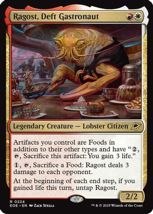 Image of Ragost, Deft Gastronaut (EOE-224) - Edge of Eternities Foil