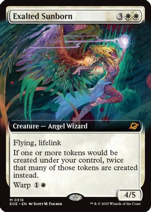 Image of Exalted Sunborn (Extended Art) (EOE-318) - Edge of Eternities