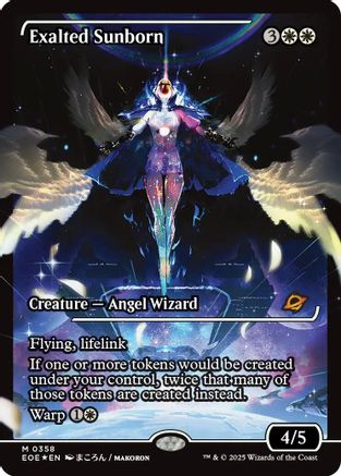 Image of Exalted Sunborn (Showcase) (EOE-358) - Edge of Eternities Foil