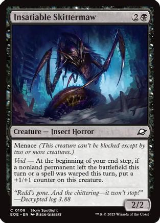 Image of Insatiable Skittermaw (EOE-108) - Edge of Eternities Foil