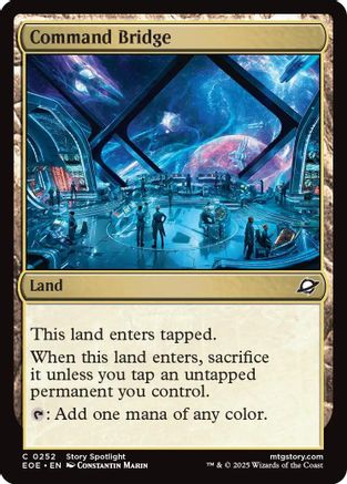 Image of Command Bridge (EOE-252) - Edge of Eternities Foil