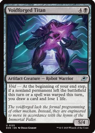 Image of Voidforged Titan (EOE-125) - Edge of Eternities Foil