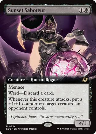 Image of Sunset Saboteur (Extended Art) (EOE-334) - Edge of Eternities