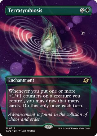 Image of Terrasymbiosis (Borderless) (EOE-312) - Edge of Eternities Foil
