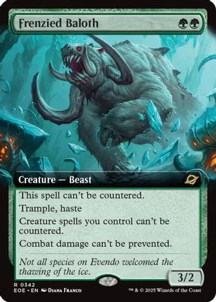 Image of Frenzied Baloth (Extended Art) (EOE-342) - Edge of Eternities