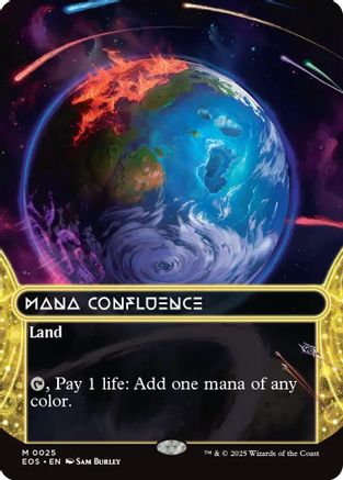 Image of Mana Confluence (0025) (Borderless) (EOS-025) - Edge of Eternities: Stellar Sights