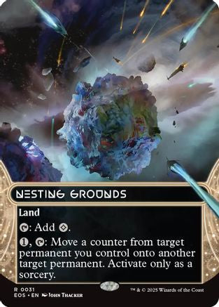 Image of Nesting Grounds (0031) (Borderless) (EOS-031) - Edge of Eternities: Stellar Sights