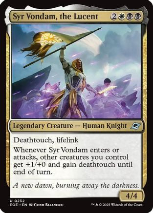 Image of Syr Vondam, the Lucent (EOE-232) - Edge of Eternities