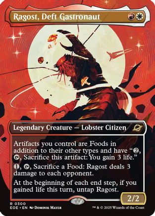Image of Ragost, Deft Gastronaut (Borderless) (EOE-300) - Edge of Eternities