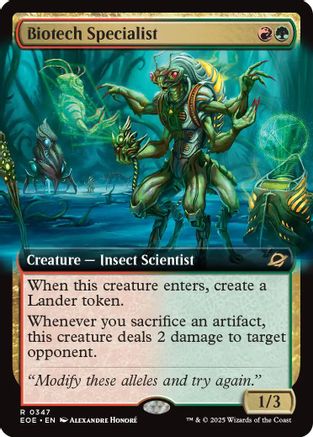 Image of Biotech Specialist (Extended Art) (EOE-347) - Edge of Eternities