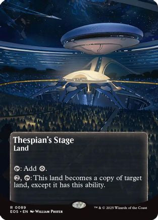 Image of Thespian's Stage (0089) (Borderless) (EOS-089) - Edge of Eternities: Stellar Sights