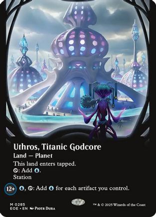 Image of Uthros, Titanic Godcore (Borderless) (EOE-285) - Edge of Eternities