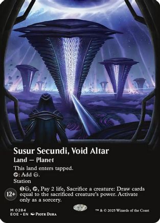 Image of Susur Secundi, Void Altar (Borderless) (EOE-284) - Edge of Eternities
