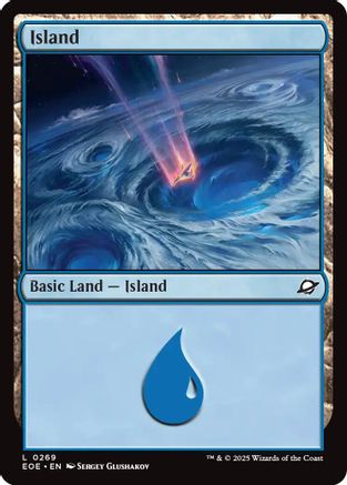 Image of Island (0269) (EOE-269) - Edge of Eternities Foil
