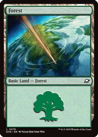Image of Forest (0276) (EOE-276) - Edge of Eternities Foil