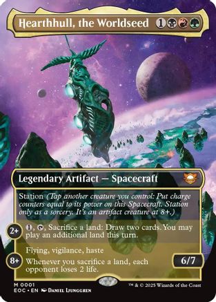 Image of Hearthhull, the Worldseed (Borderless) (EOC-001) - Commander: Edge of Eternities