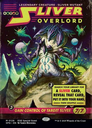 Image of Sliver Overlord (Showcase) (SPG-128) - Special Guests Foil