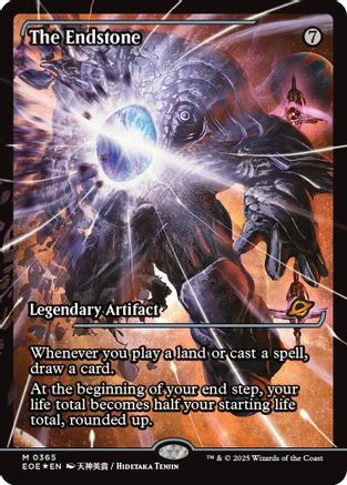 Image of The Endstone (Showcase) (EOE-365) - Edge of Eternities Foil