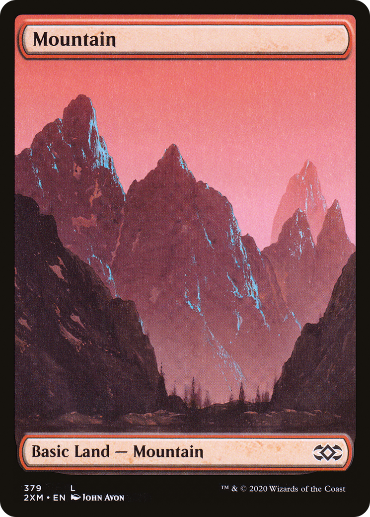 Image of Mountain (379) (2XM-379) - Double Masters Foil