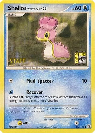 Image of Shellos West Sea (SDCC 2007 Staff) 107  Miscellaneous Cards & Products - Common