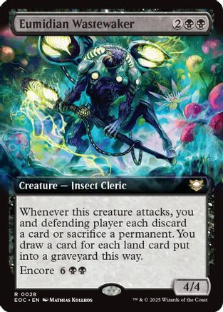 Image of Eumidian Wastewaker (Extended Art) (EOC-028) - Commander: Edge of Eternities