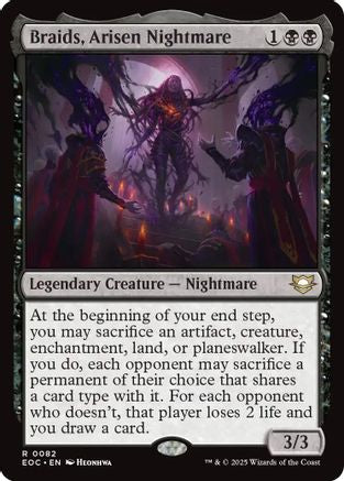 Image of Braids, Arisen Nightmare (EOC-082) - Commander: Edge of Eternities