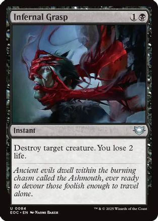 Image of Infernal Grasp (EOC-084) - Commander: Edge of Eternities