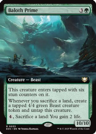 Image of Baloth Prime (Extended Art) (EOC-033) - Commander: Edge of Eternities