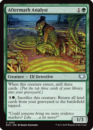 Image of Aftermath Analyst (EOC-091) - Commander: Edge of Eternities