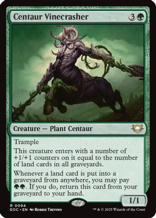 Image of Centaur Vinecrasher (EOC-094) - Commander: Edge of Eternities