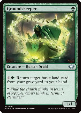 Image of Groundskeeper (EOC-097) - Commander: Edge of Eternities
