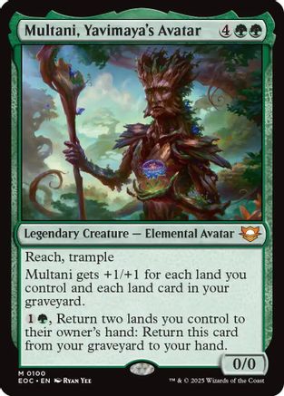 Image of Multani, Yavimaya's Avatar (EOC-100) - Commander: Edge of Eternities