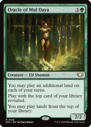 Image of Oracle of Mul Daya (EOC-102) - Commander: Edge of Eternities