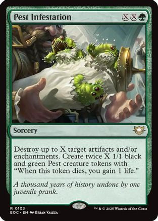 Image of Pest Infestation (EOC-103) - Commander: Edge of Eternities