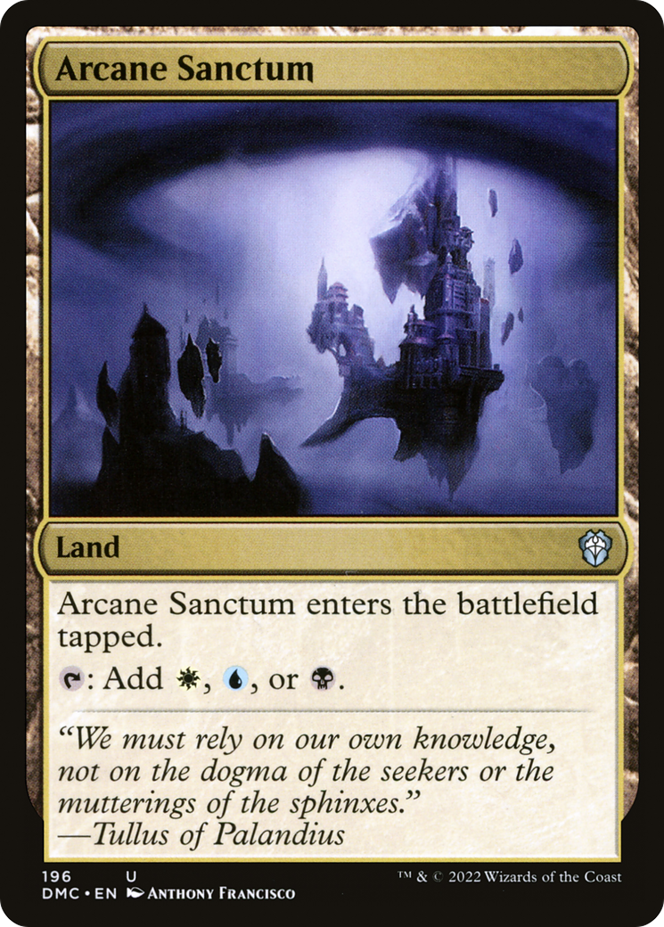 Image of Arcane Sanctum (DMC-196) - Dominaria United Commander
