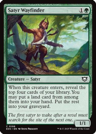 Image of Satyr Wayfinder (EOC-106) - Commander: Edge of Eternities